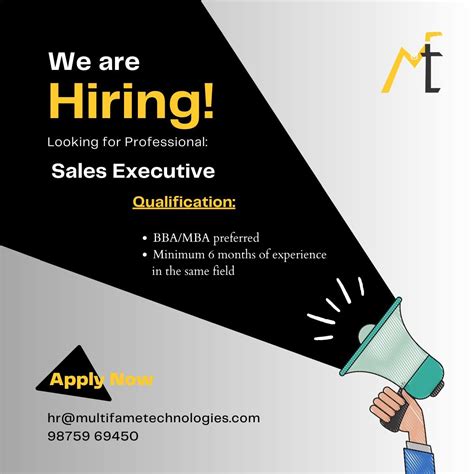WE ARE HIRING! Executive .